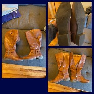 Wide Riding Boots